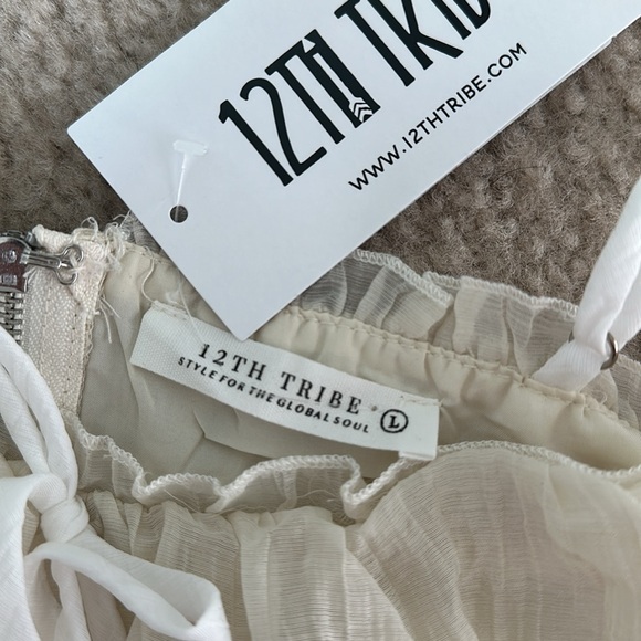 12th tribe Dahlia Baby Yellow Tank - Picture 5 of 8